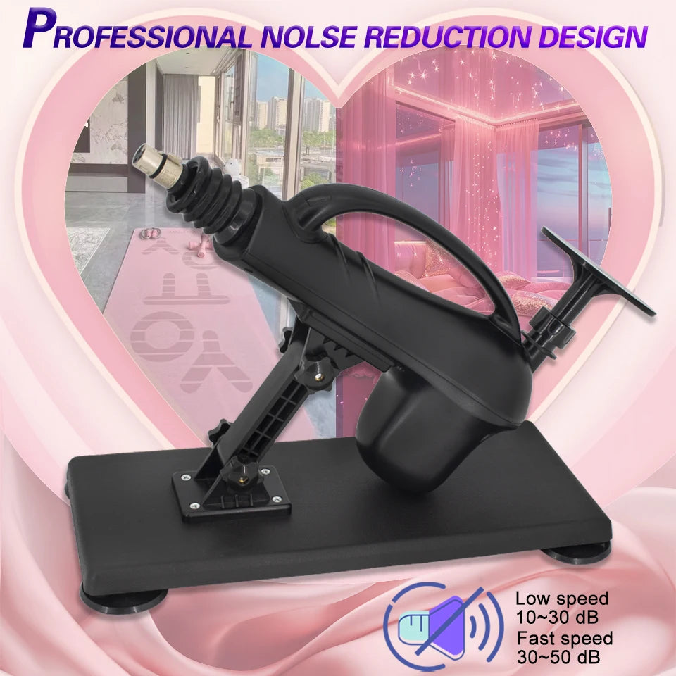 Portable Automatic Sex Machine with Big Dildo