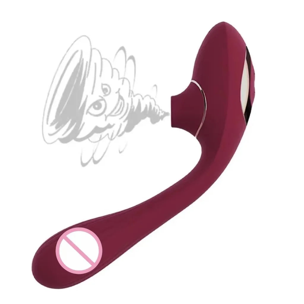 Clitoral Vagina Sucking Vibrator Bendable Clitoris Breasts G-spot Tongue Stimulator 360 Degree Rotating