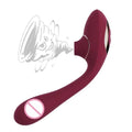 Clitoral Vagina Sucking Vibrator Bendable Clitoris Breasts G-spot Tongue Stimulator 360 Degree Rotating