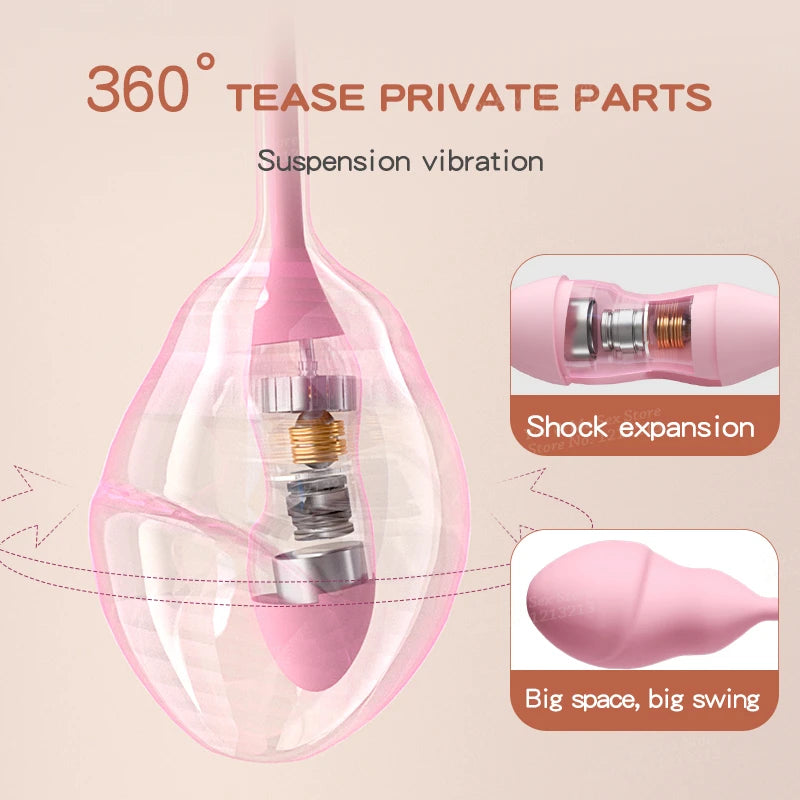 Inflatable Wireless Remote Vibrating Egg