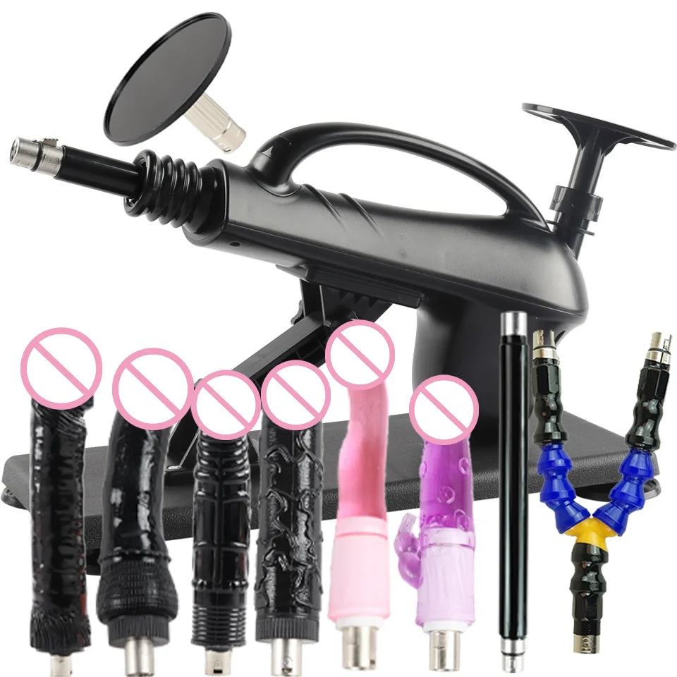 Portable Automatic Sex Machine with Big Dildo