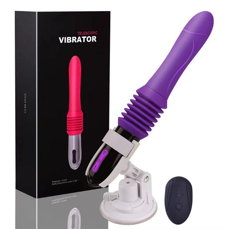 Sex Machine Thrusting Big Dildo Vibrator