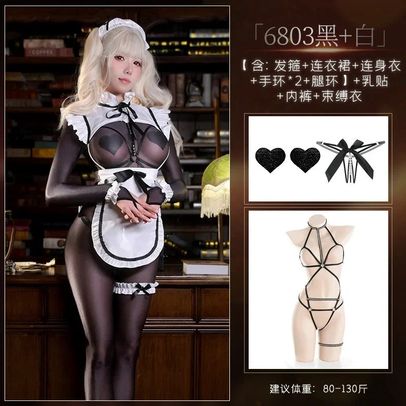 Sexy Cosplay Maid Uniform Apron