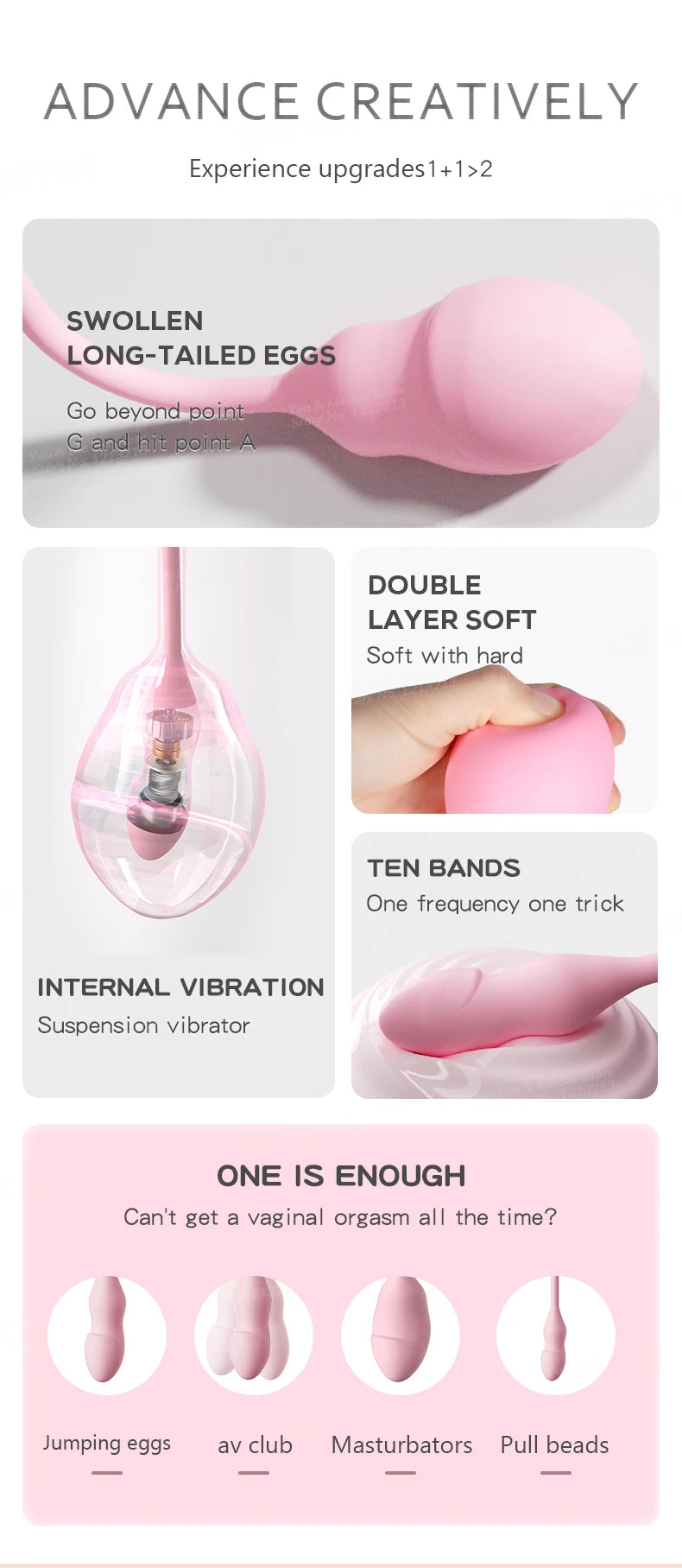 Inflatable Wireless Remote Vibrating Egg