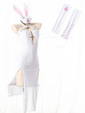 Christmas Sexy Lingerie Hot Dress Cosplay Santa Costumes Red White Short Skirt Fun Clothing Elegant Role Playing Outfit Garment