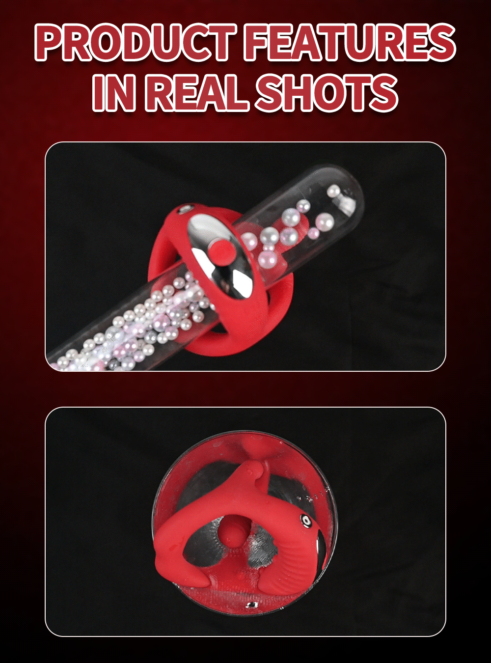 Cock Rings for Man (Vibrating Stimulator Ejaculation Delay)