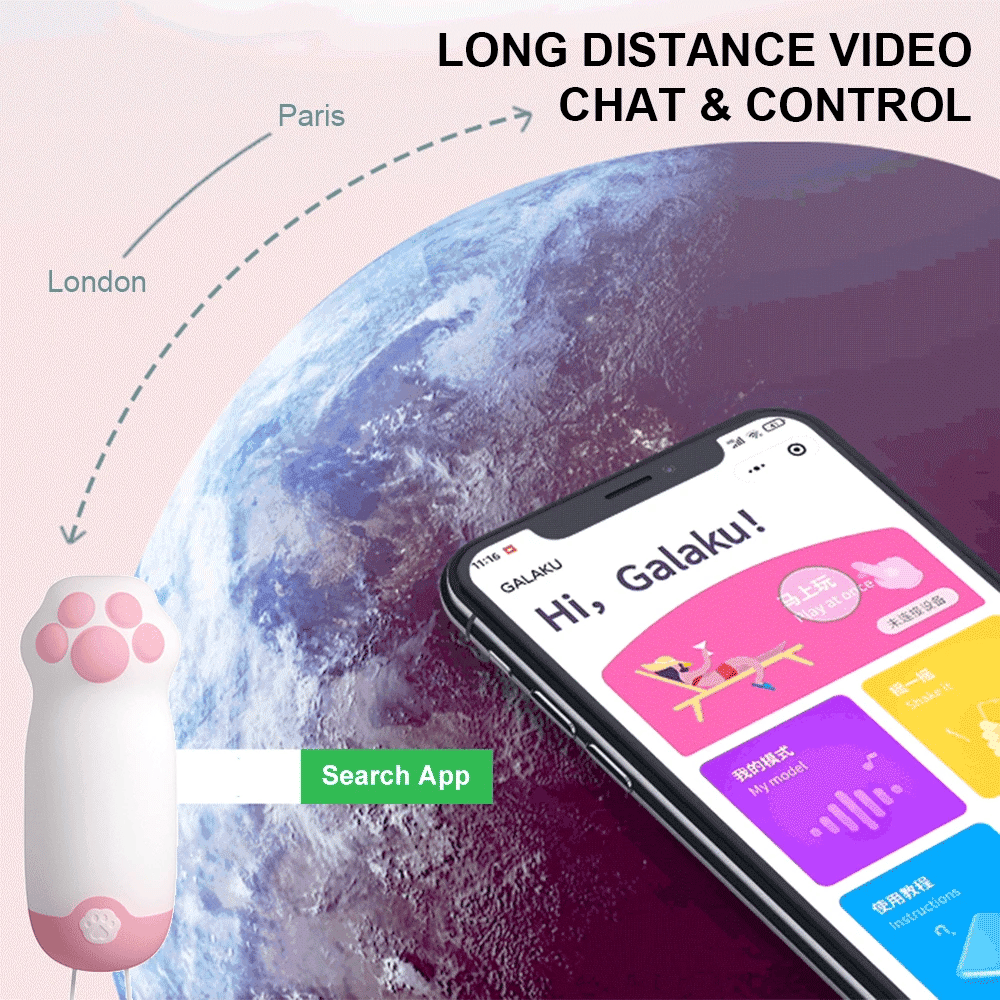 Sex Vibrator Eggs Cat Claw Vibrator (APP support)