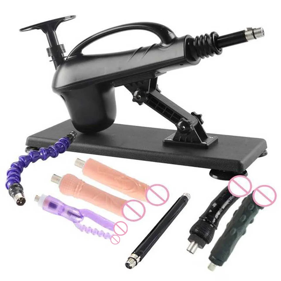 Portable Automatic Sex Machine with Big Dildo