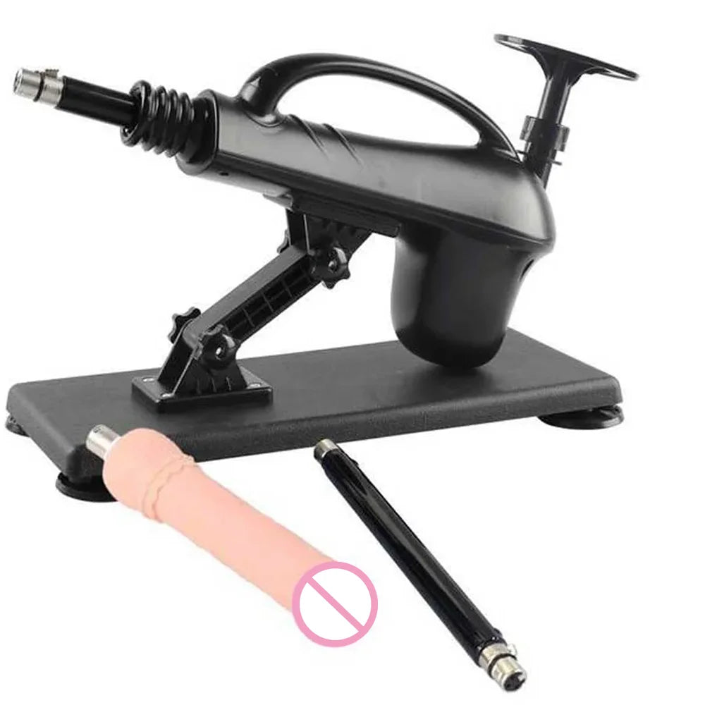 Portable Automatic Sex Machine with Big Dildo