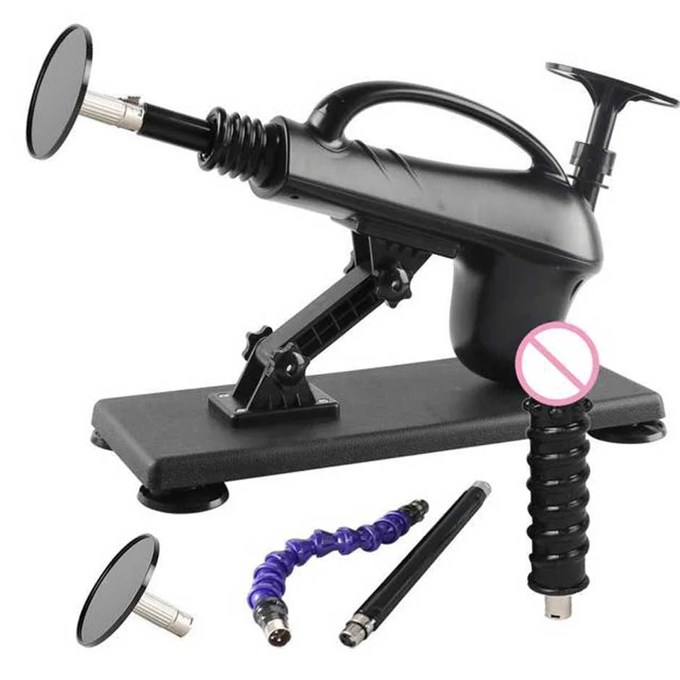 Portable Automatic Sex Machine with Big Dildo