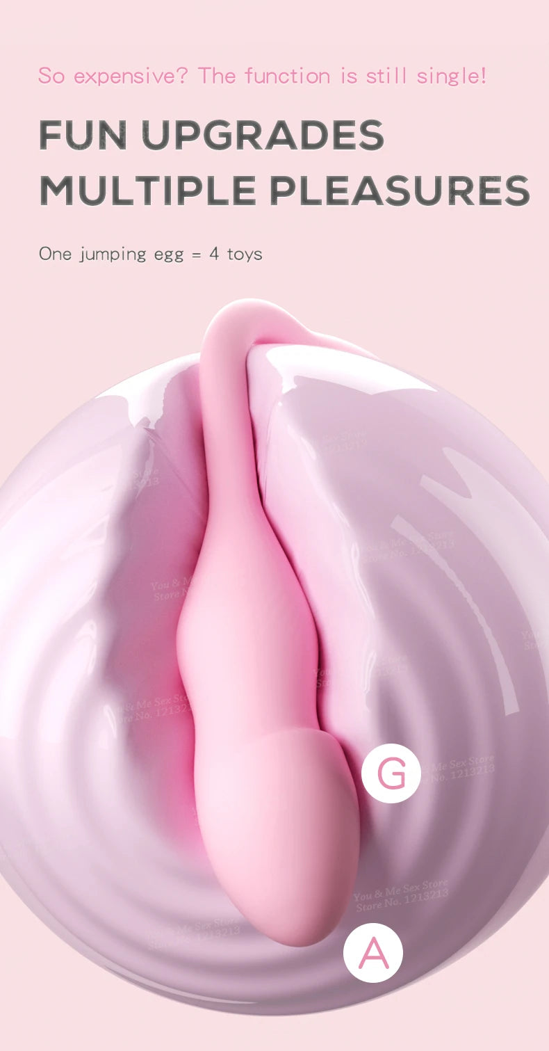 Inflatable Wireless Remote Vibrating Egg