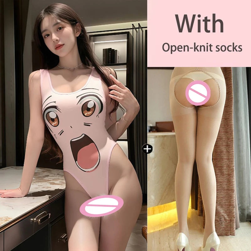 Sexy anime girl swimsuit  (tankini bikini swimsuit pure desire)