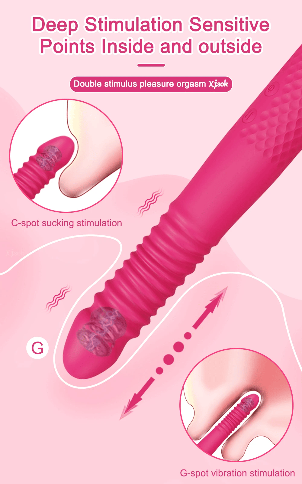 Sex Machine APP Controlled Vibrator (Automatic Up Down)