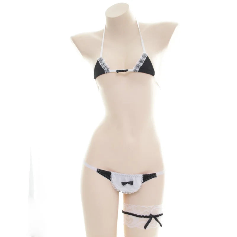 Sexy Lingerie Cosplay Cute Maid Uniform Bikini