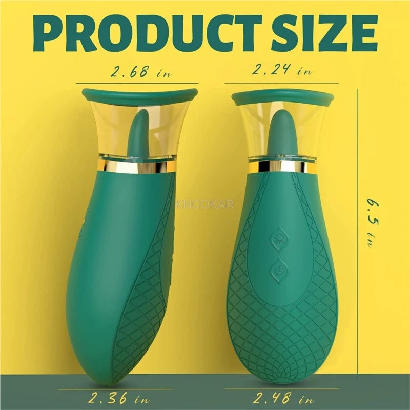 Clitoral Sucking Vibrator with 9 Lick and 3 Suction Mode Sex Toys