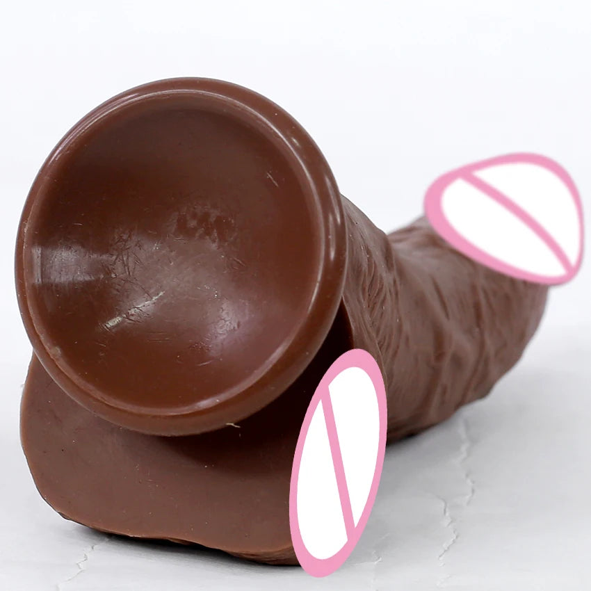 Silicone Dildos With Suction base 9Realistic Penis Sex Toys)