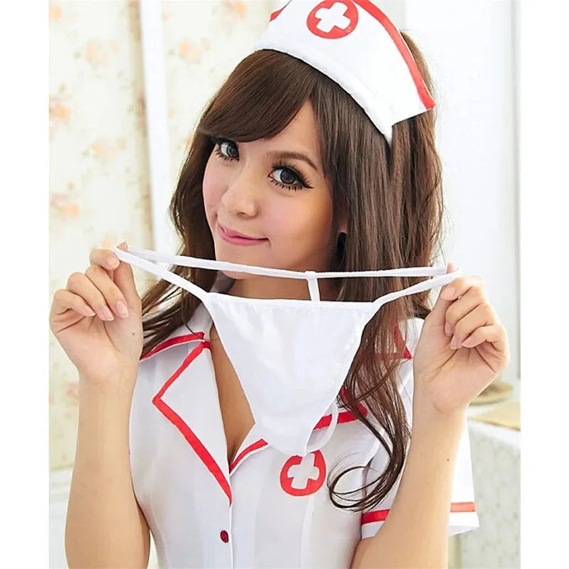 Sexy Nurse Costume Sexi Costume Maid Lingerie Sexy Role Play Sex Underwear Nurse Cosplay Uniform