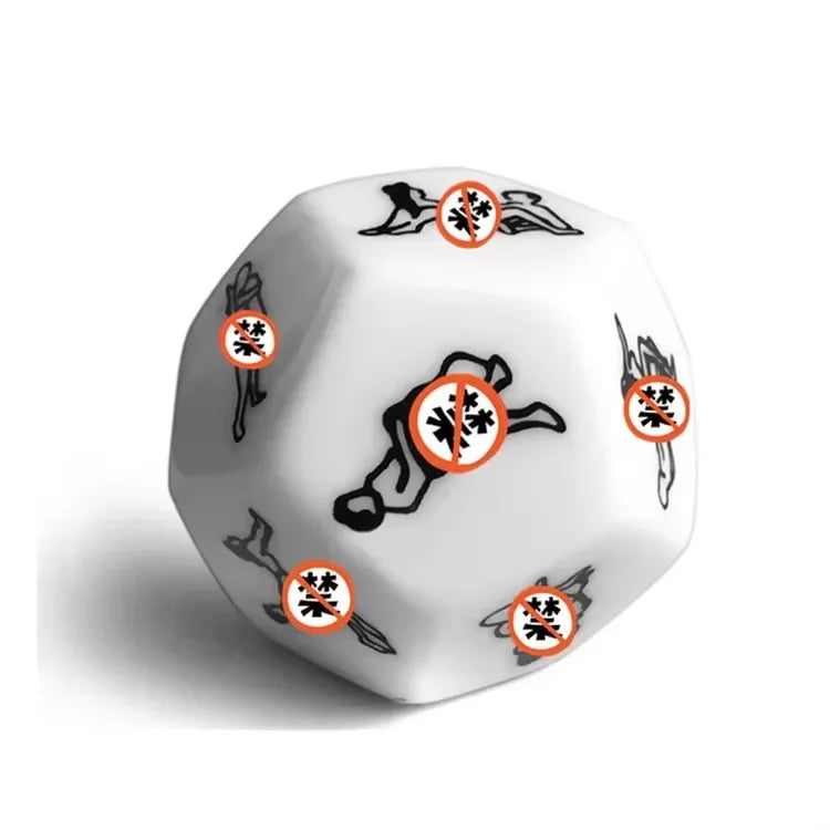 12 Sides Sex dice (2 colour)