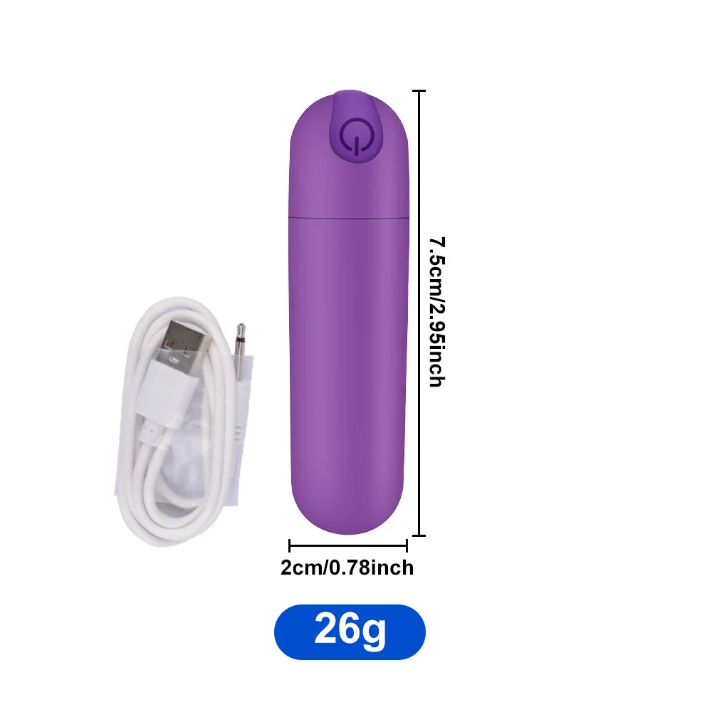 Powerful USB Charge Mini Bullet Vibrator