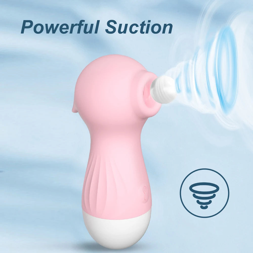 Clitoral Suction Vibrator (Dual Stimulation with Powerful Vibration & Rhythmic Suction)