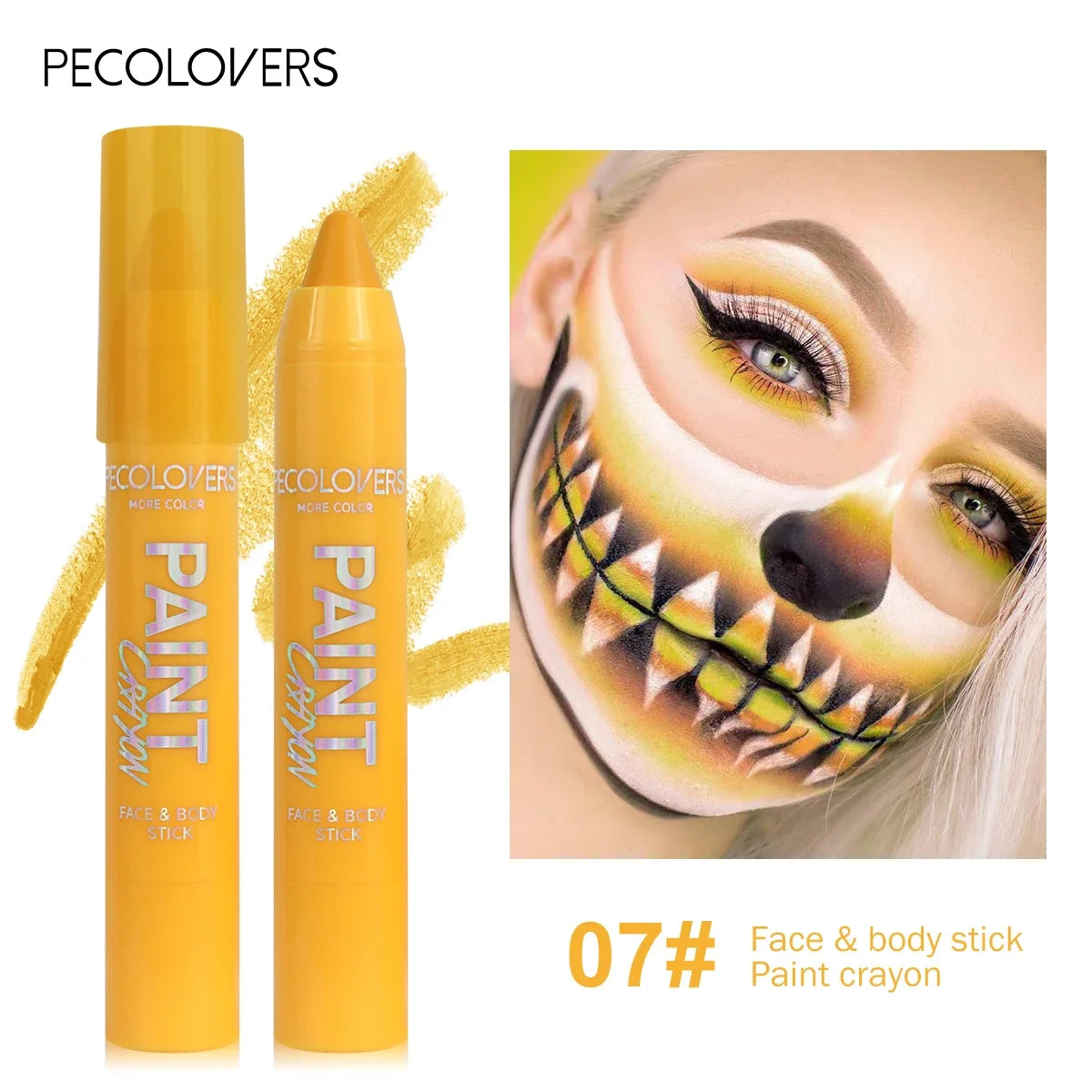 Face & Body Paint Sticks Body Paint Glow in The Dark Under UV Lights Face Painting Crayon Sticks Party