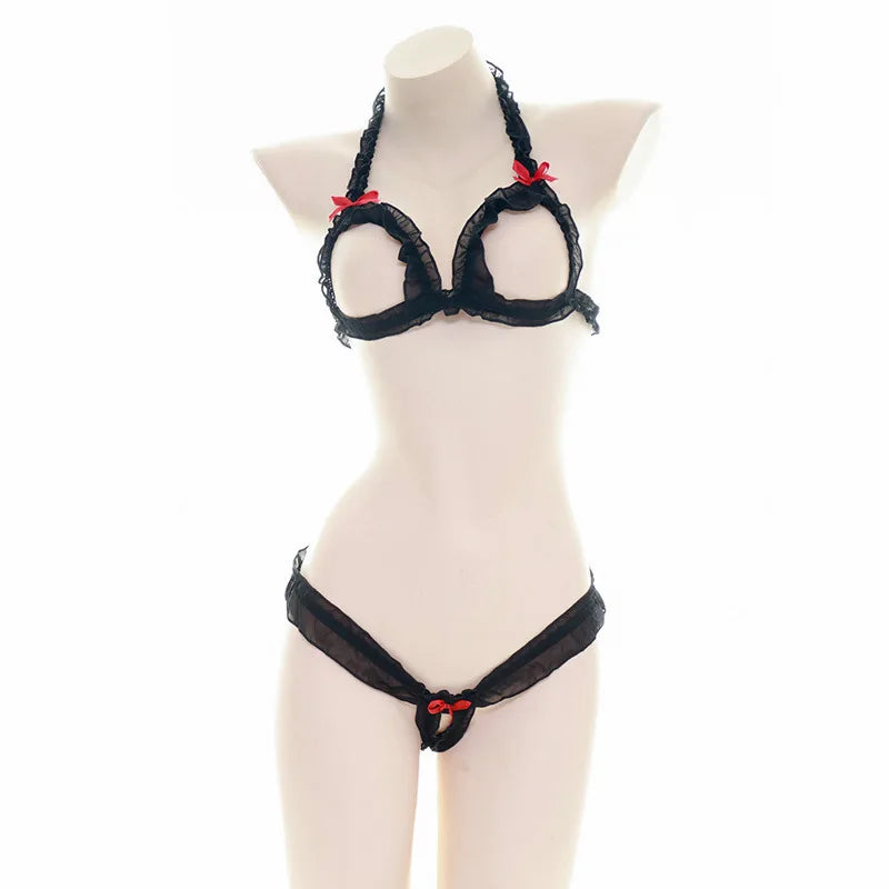 Sexy Lingerie Cosplay Cute Maid Uniform Bikini