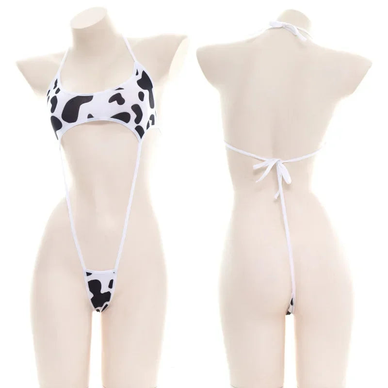 Exotic Lingerie Set Women Cosplay Costume Sexy Outfit Fancy Halter Mesh Bandage Exotic Uniform Japanese Role Play Sex Clothes