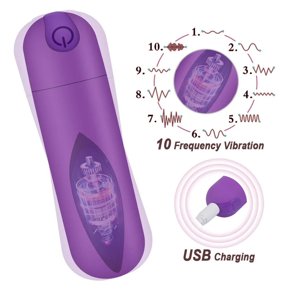 Powerful USB Charge Mini Bullet Vibrator