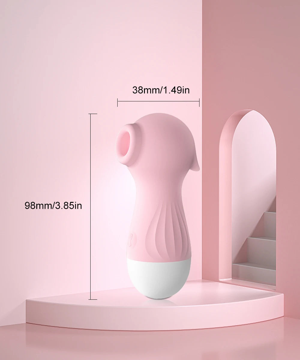 Clitoral Suction Vibrator (Dual Stimulation with Powerful Vibration & Rhythmic Suction)