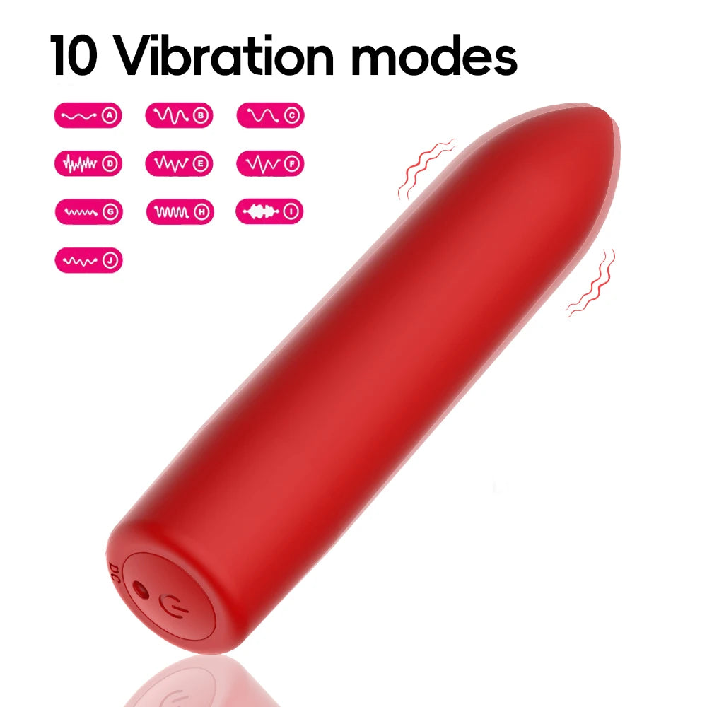 Mini Bullet Vibrator for Women 10 Speed (usb charging)