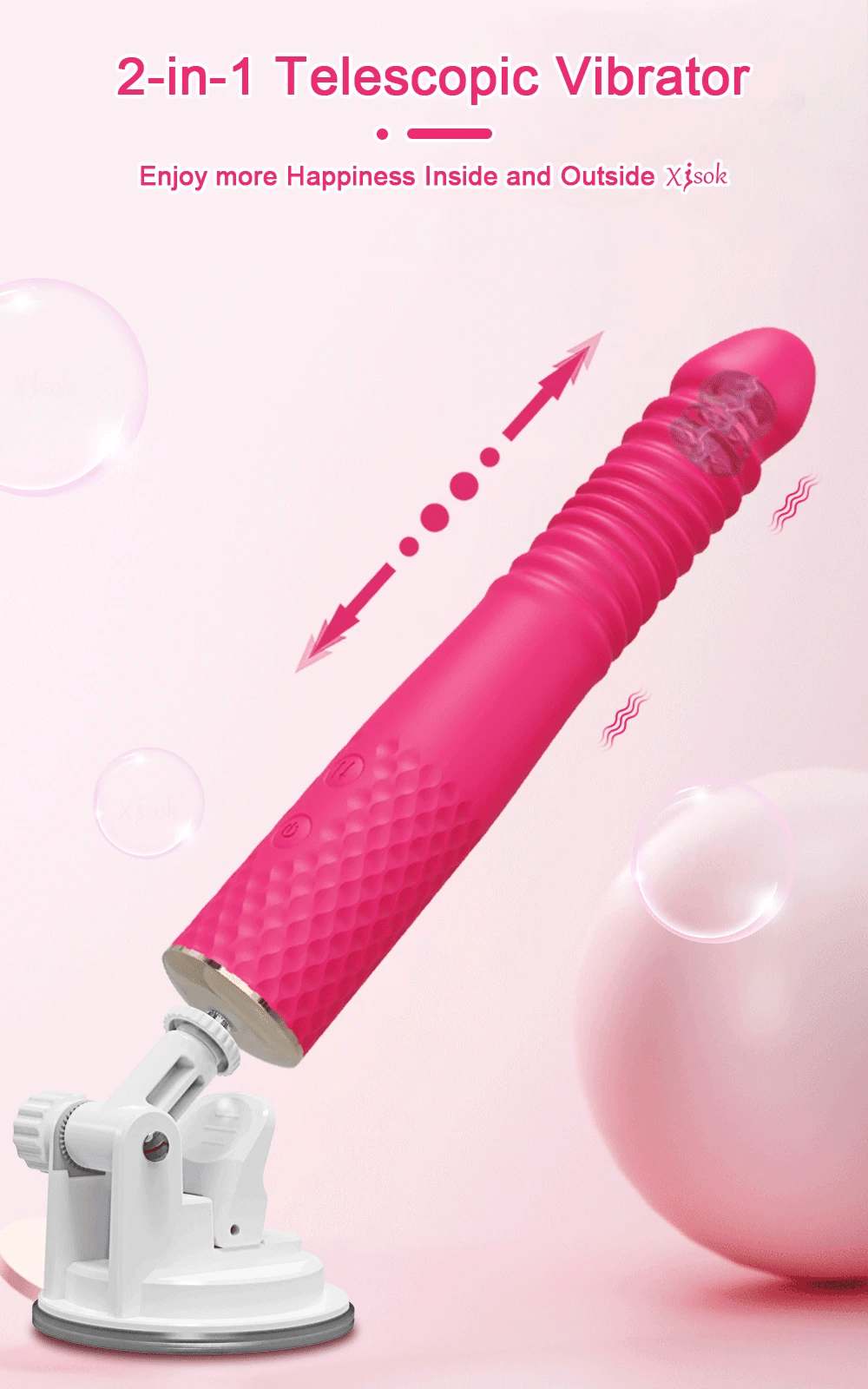 Sex Machine APP Controlled Vibrator (Automatic Up Down)