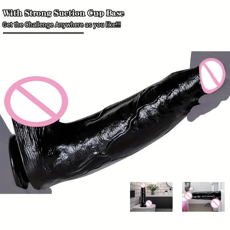 Super Big Dildo Huge Simulated Dildo Sex Toys For Women (Vaginal Anal Stimulation Large Size )