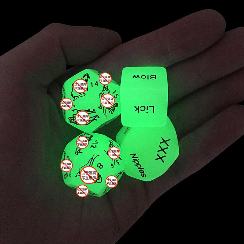 yunman Sex Dice 6/12 Sides Romance