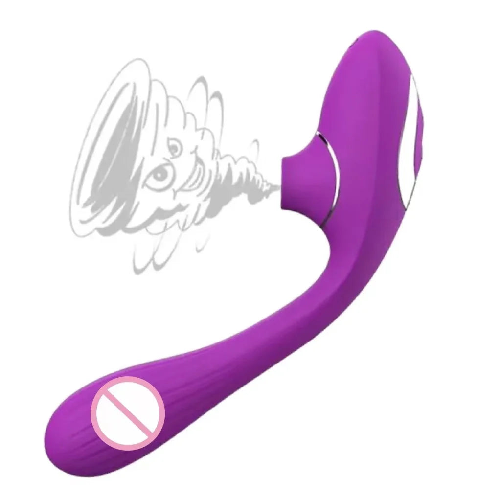 Clitoral Vagina Sucking Vibrator Bendable Clitoris Breasts G-spot Tongue Stimulator 360 Degree Rotating