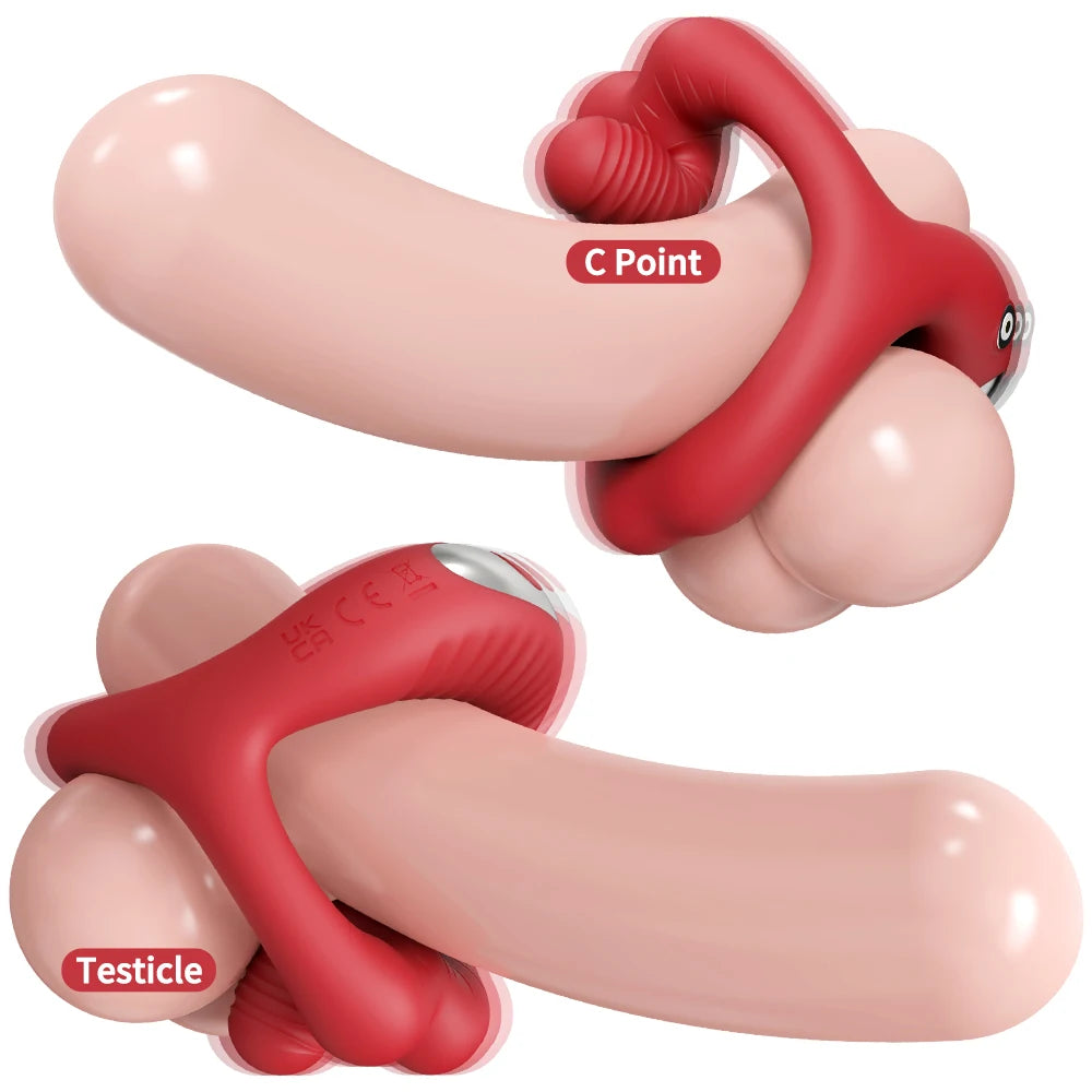 Cock Rings for Man (Vibrating Stimulator Ejaculation Delay)
