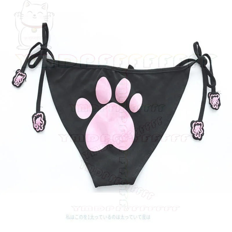 Anime sexy cat girl cosplay underwear