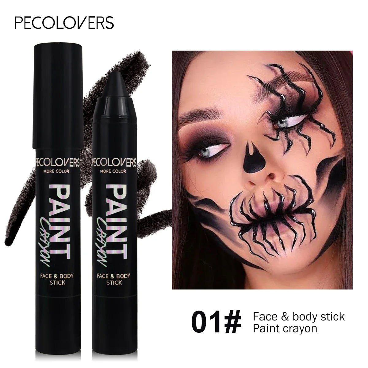 Face & Body Paint Sticks Body Paint Glow in The Dark Under UV Lights Face Painting Crayon Sticks Party
