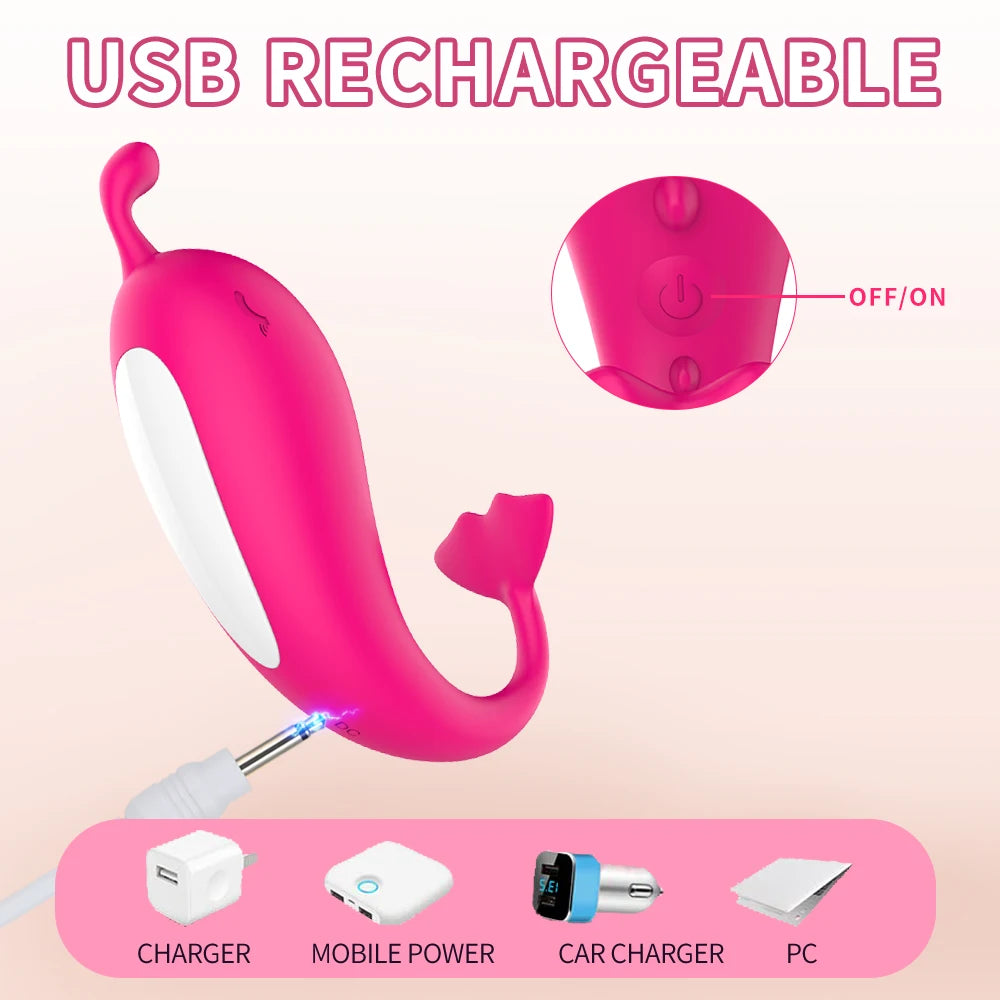 Wireless Vibration Love Egg Vibrator (Bluetooth APP Control)