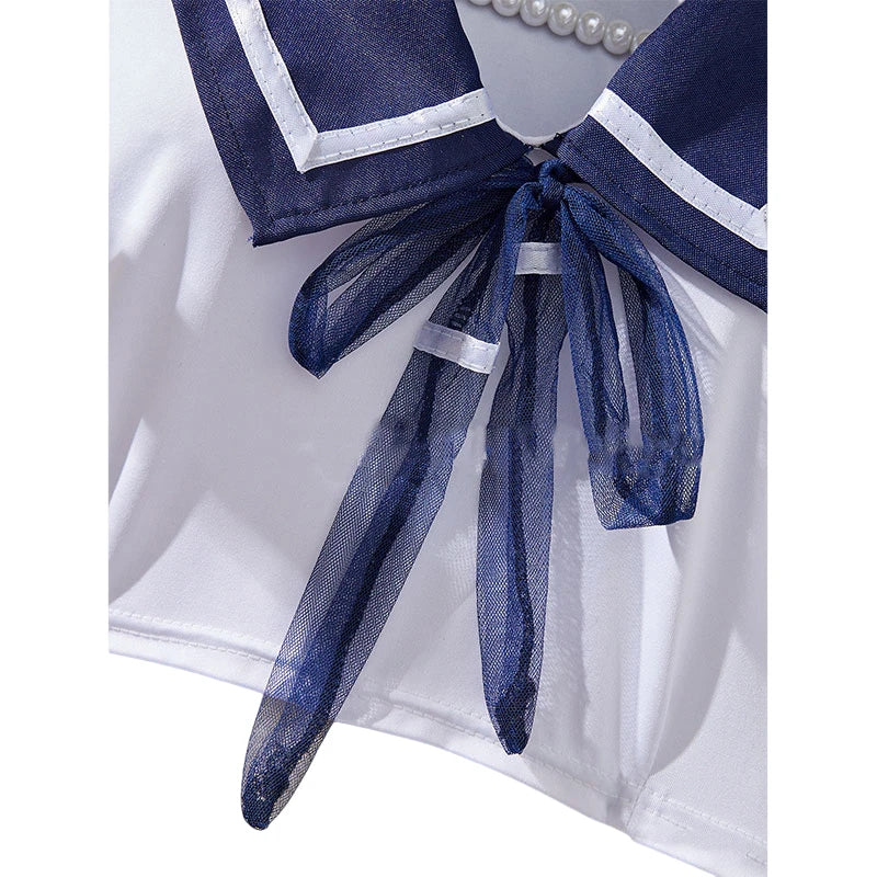 Cosplay 2 Piece Nightgown Student Uniform Set