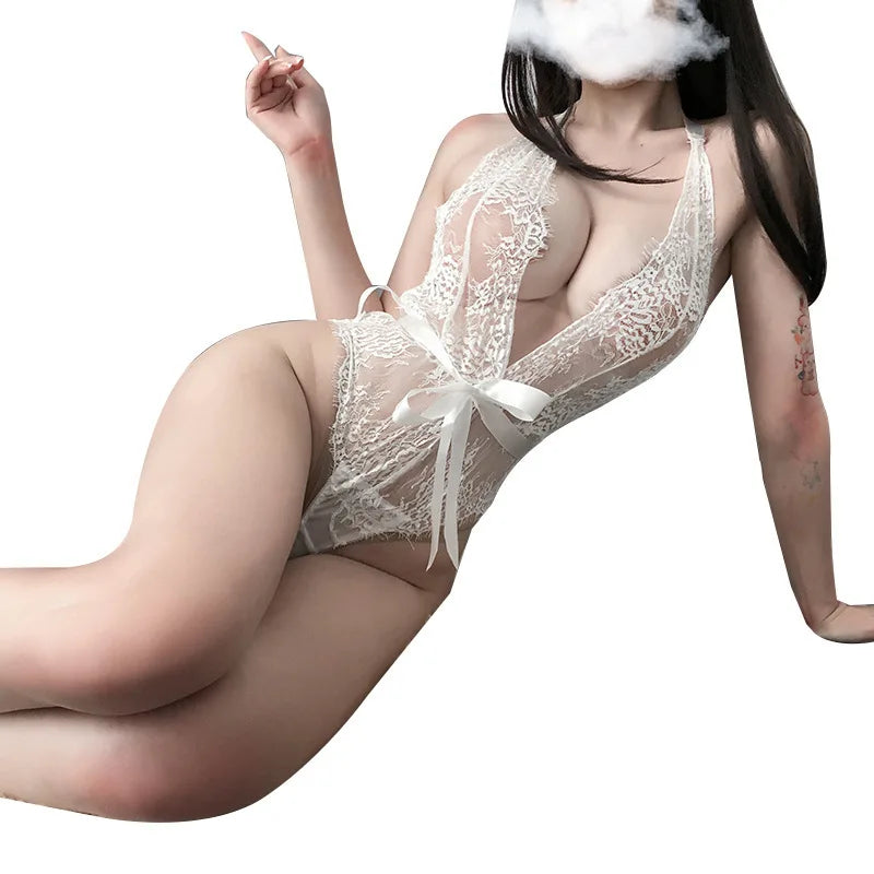 Sexy Lingerie Underwear Babydoll Costume Lace Dress