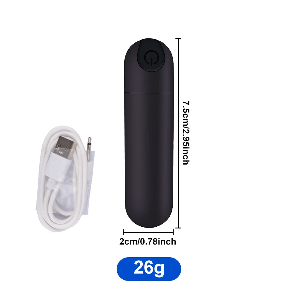 Powerful USB Charge Mini Bullet Vibrator
