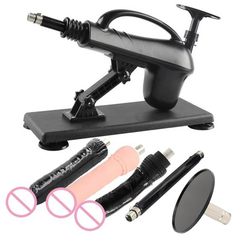 Portable Automatic Sex Machine with Big Dildo