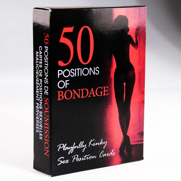 English Sex Card Game (50 Kinds of Card)