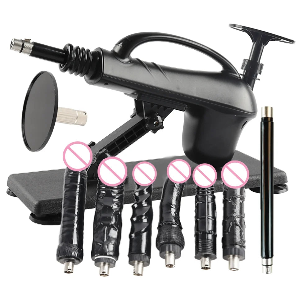 Portable Automatic Sex Machine with Big Dildo