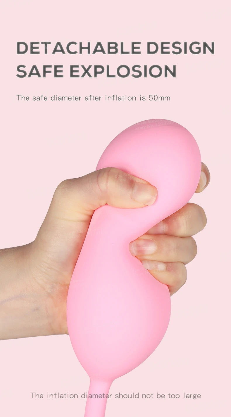 Inflatable Wireless Remote Vibrating Egg