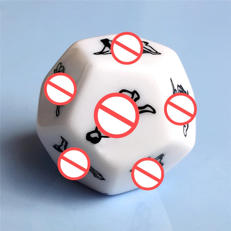 yunman Sex Dice 6/12 Sides Romance