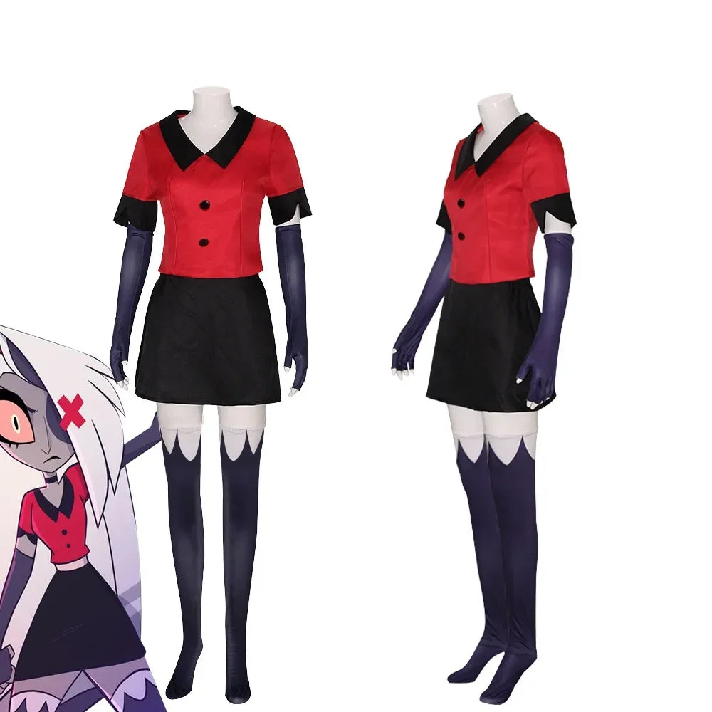 Hazbin Vaggie Cosplay Costume Hotel Uniforms
