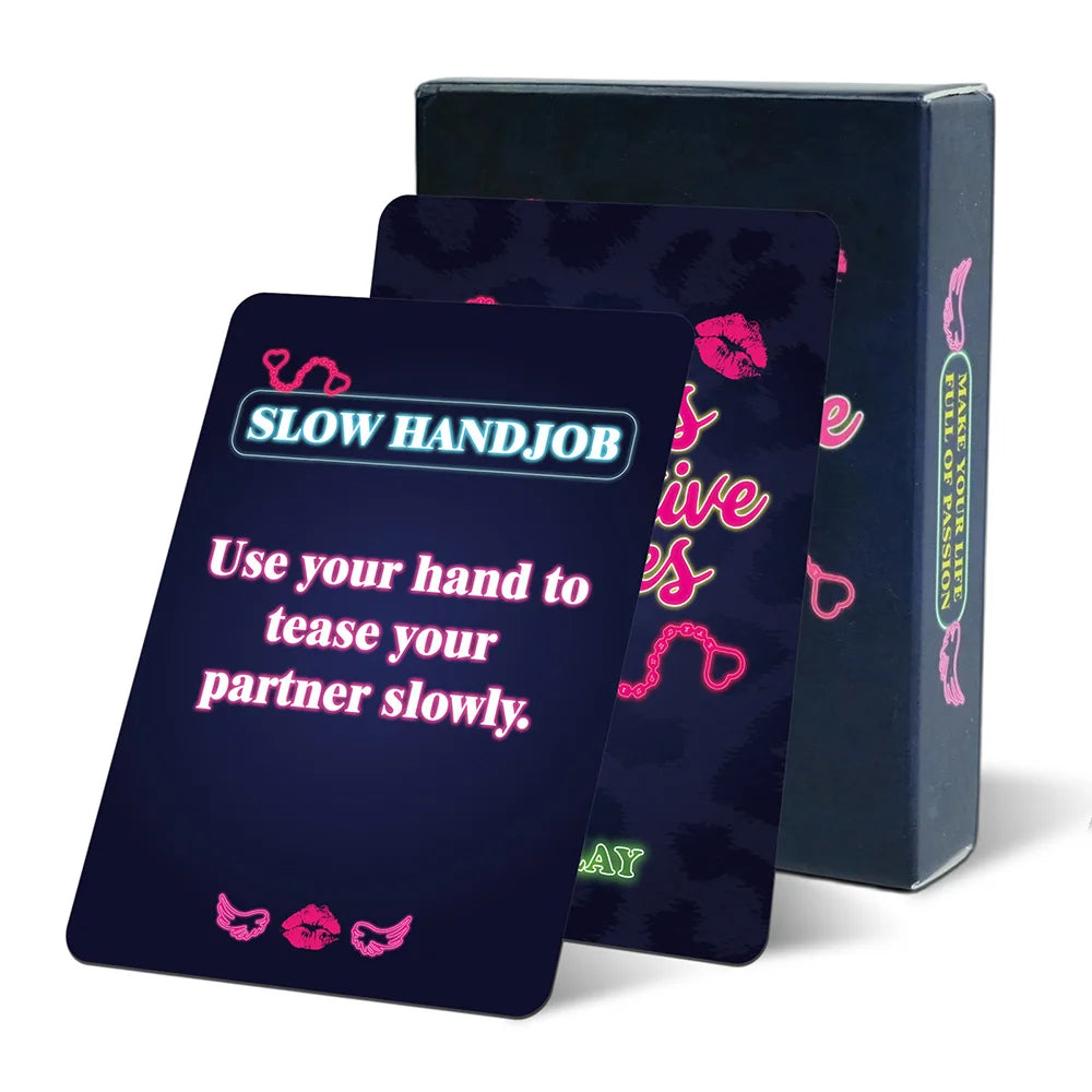 50PCS Sexual Couple Game Card