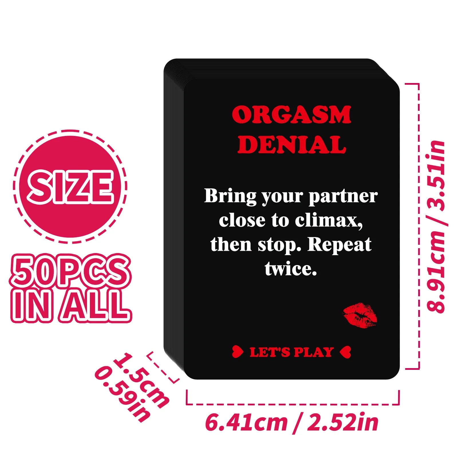 50PCS Couple Sex Funny Game Card Truth or Dare Game Cards