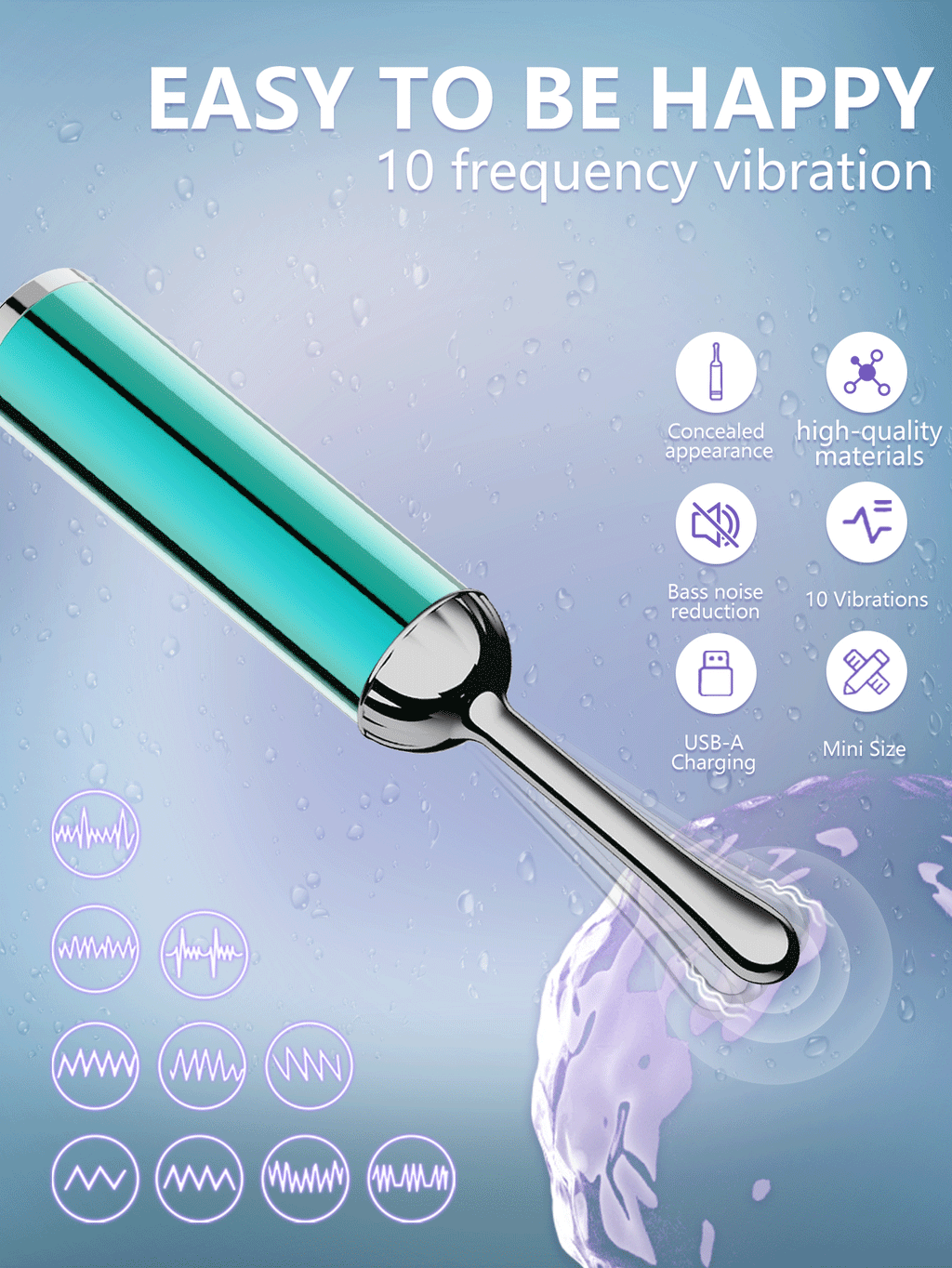 High Frequency  Clitoral Vibrator (Squirting Vibrator)